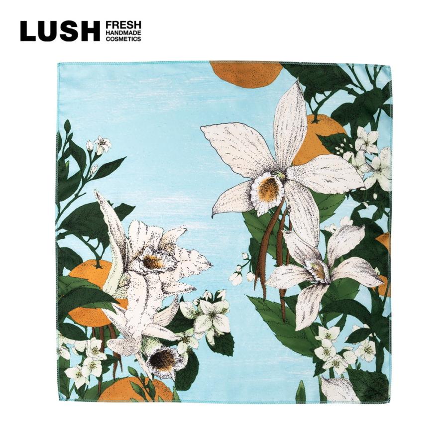 LUSH バニラリー ノットラップ 46cm 風呂敷 エコバッグ 花柄 植物 ボタニカル おしゃれ かわいい ラッピング プレゼント ギフト 贈り物 ラッシュ 公式 | LUSH | 01