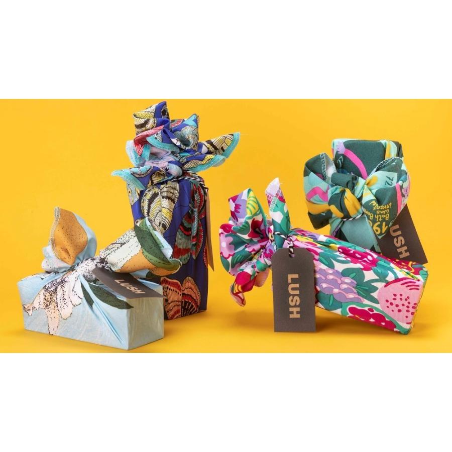 LUSH バニラリー ノットラップ 46cm 風呂敷 エコバッグ 花柄 植物 ボタニカル おしゃれ かわいい ラッピング プレゼント ギフト 贈り物 ラッシュ 公式 | LUSH | 02