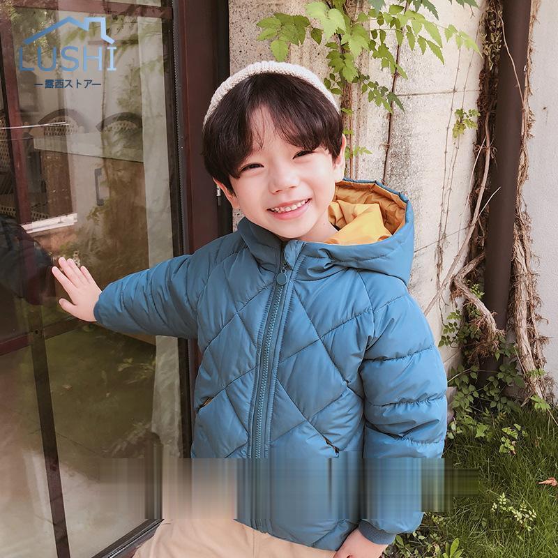 キッズ 裏ボア中綿ジャケット アウター フード付き 子供服 男の子