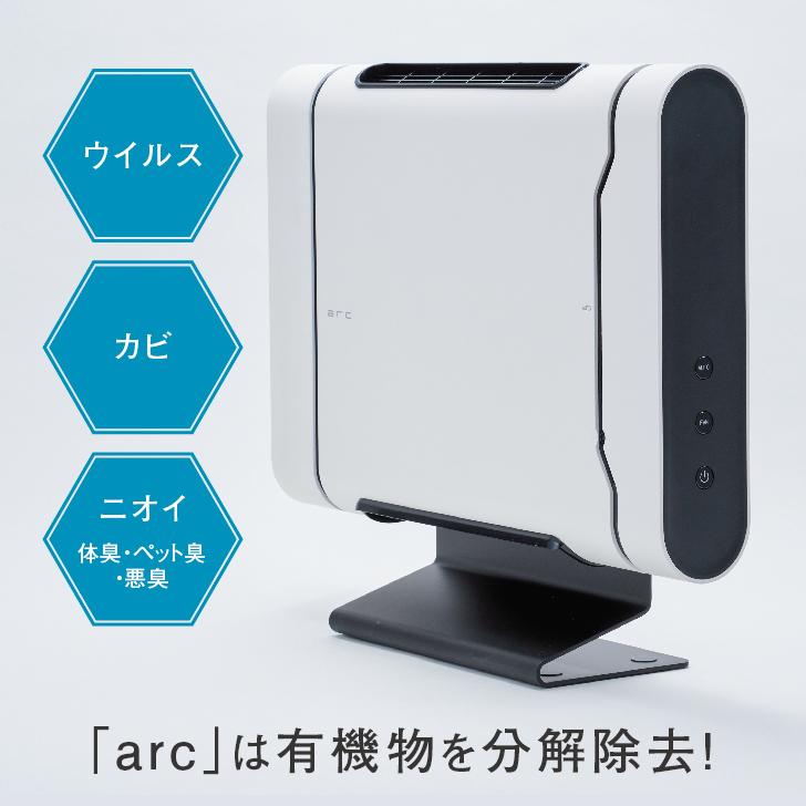 光触媒除菌脱臭機 arc シリーズ 8-26畳 APSジャパン ニオイ ウイルス