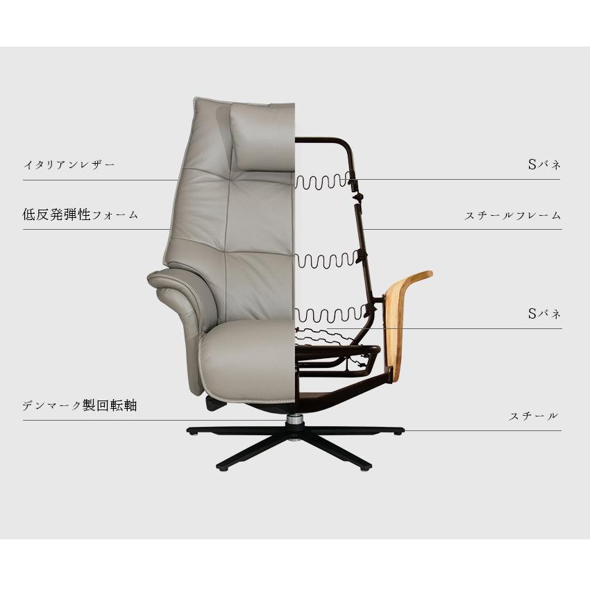 ZEDEREパーソナルチェア　値下げ‼️ パーソナルチェア リクライニングチェア レザー 総革 1人掛け モダン