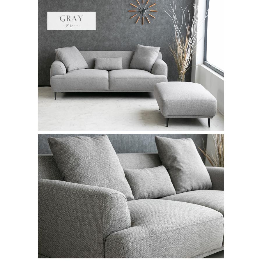 ソファー ソファ 布張りカウチソファ(RJ001 BK) ニトリ ニトリ