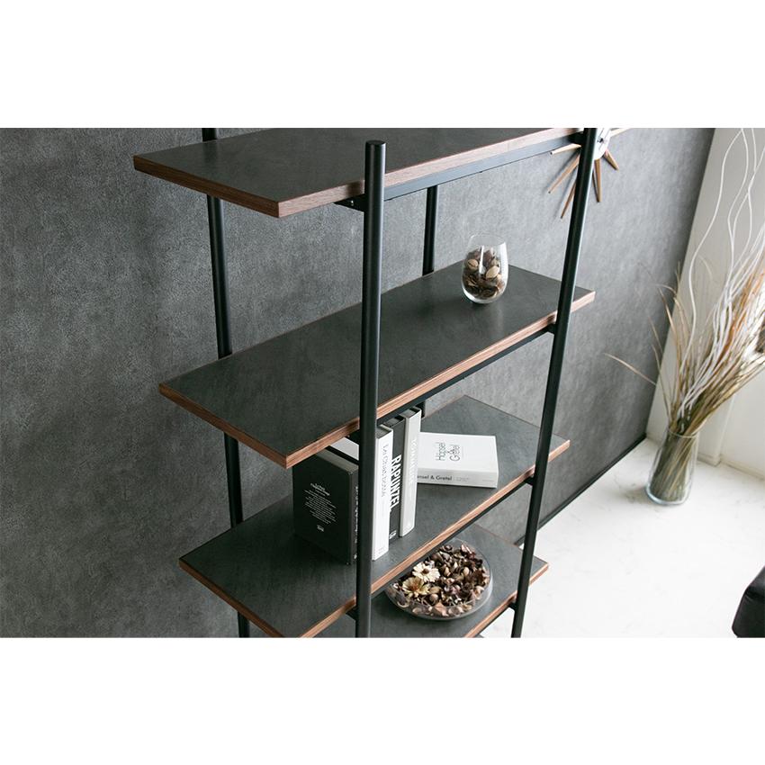 オープンシェルフ５段　大理石柄 楽天市場】オープンラック 大きい 5段 収納ボックス 本棚 完成品