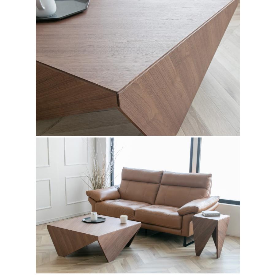 センターテーブル 正方形 ウォールナット オーク ブラウン ナチュラル