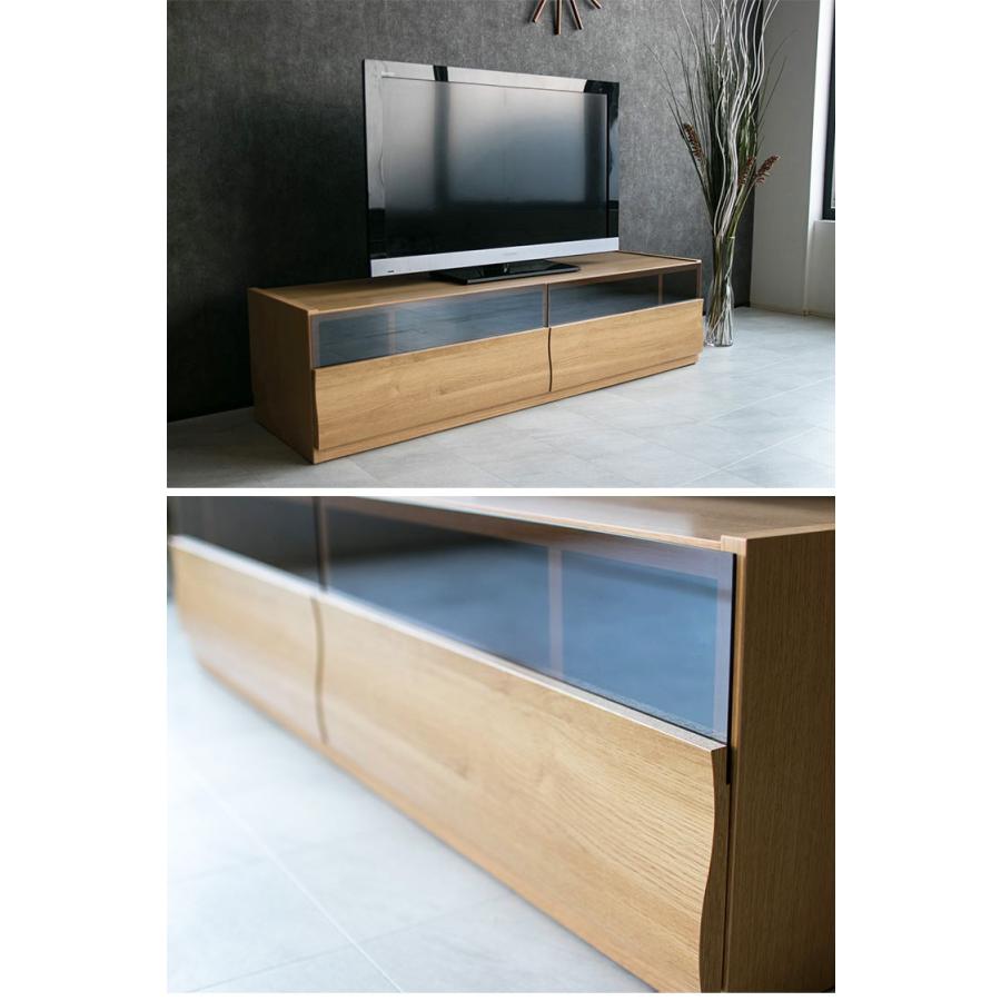 【新品】ナチュラルTV台 幅180cm 引出し収納 北欧 テレビ台 ローボード 収納 180cm おしゃれ 北欧 ガラス テレビボード