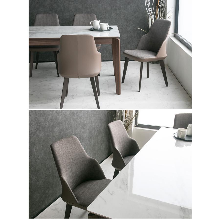 ダイニングテーブルセット 6人 7点セット おしゃれ 大理石調