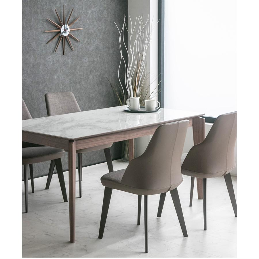 ダイニングテーブルセット 6人 7点セット おしゃれ 大理石調