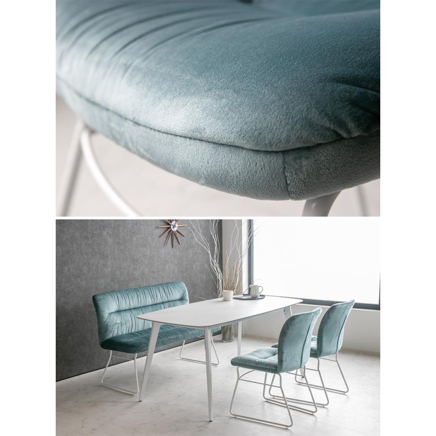 ダイニングベンチ 背もたれ付き 110cm 北欧 おしゃれ ベンチ チェアー