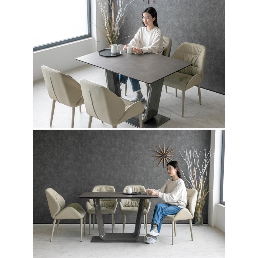 ダイニングテーブル 2人 4人 おしゃれ 北欧 大理石柄 セラミック