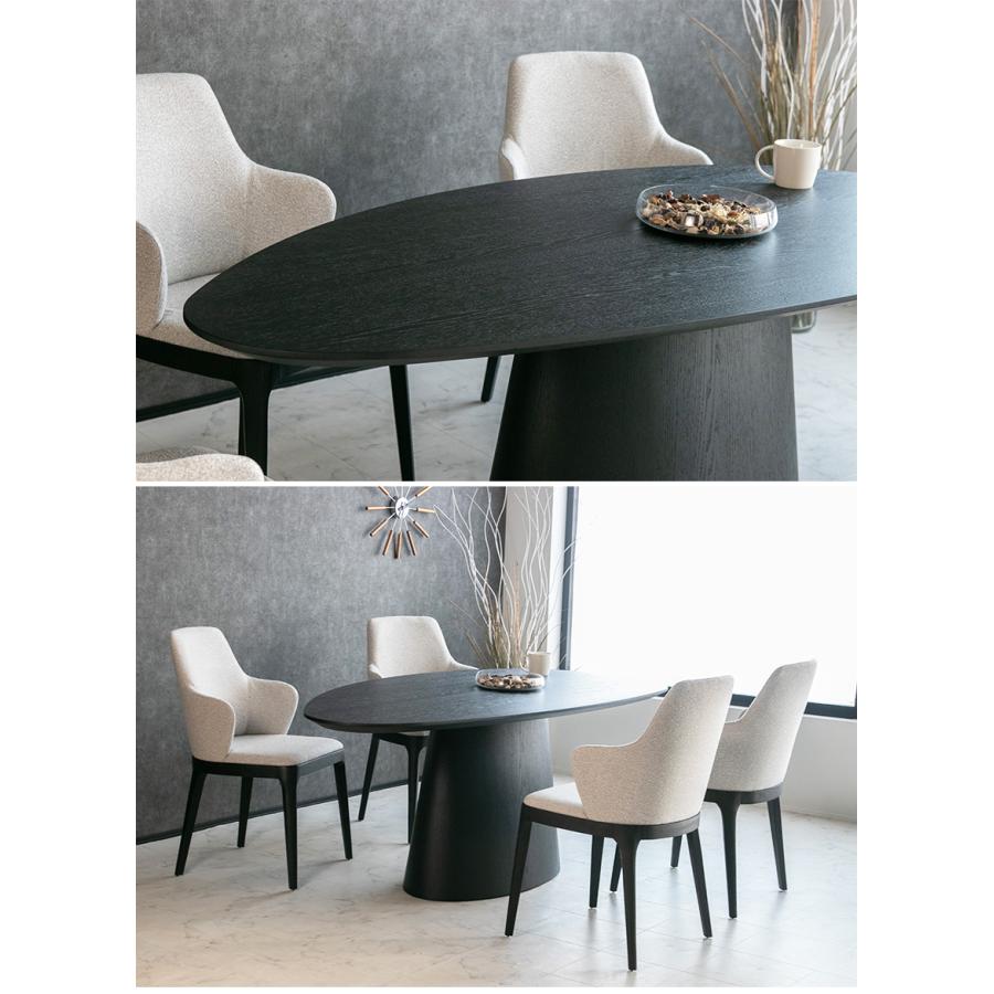 ダイニングセット 5点セット 4人掛け 大理石柄 セラミック 楕円