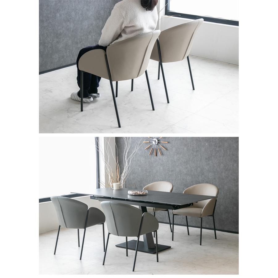 ダイニングチェア 2脚セット 本革 レザーチェア おしゃれ ダイニング