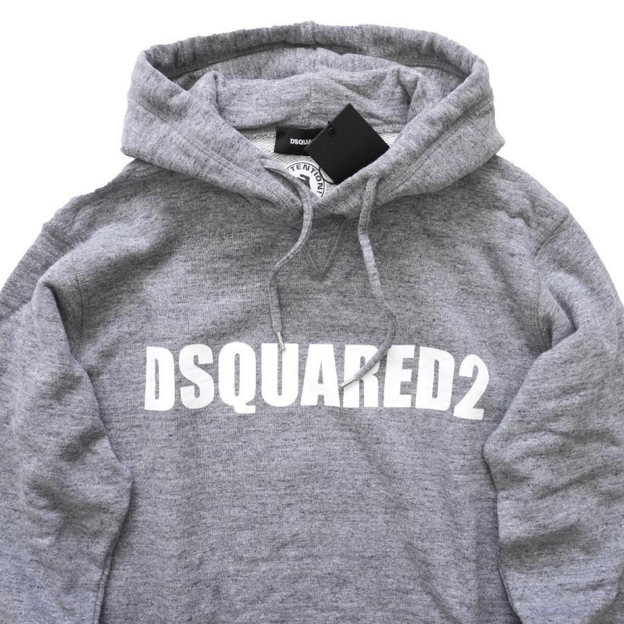 DSQUARED2 パーカー DSQUARED2 ディースクエアード ロゴ パーカー | ブラック