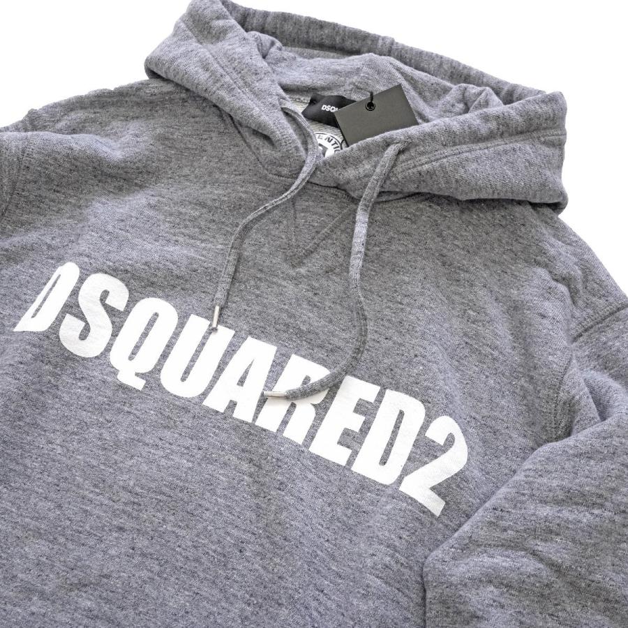 【希少✨】DSQUARED2 ICONロゴ ペイント風 スウェット グレー XL 希少✨】DSQUARED2 ICONロゴ ペイント風 スウェット グレー XL