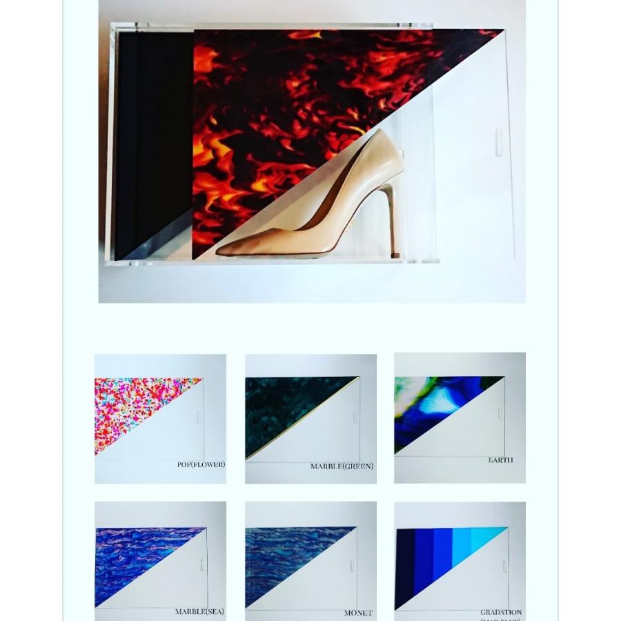 Ｌｕｓｔ　Ｃａｓｅ魅せる靴ケース　扉　地球　スニーカー　セレブ　モダン　インテリア　ディスプレイ　什器　靴　収納　シューズ　ボックス　きせかえ |  | 03