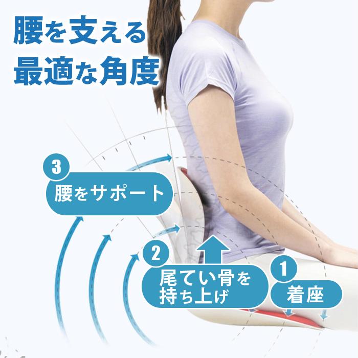 姿勢サポートチェア (硬め) 姿勢矯正 姿勢が良くなる 背筋伸びる