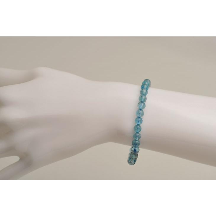 ブルートパーズ 6mm 天然石 パワーストーン ブレスレット : LUSTER 