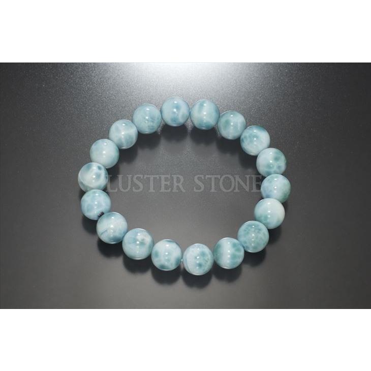 ラリマー 11mm AAAAA ブレスレット パワーストーン 天然石 : LUSTER