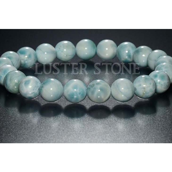 ラリマー 9mm ブレスレット パワーストーン 天然石 : LUSTER STONE 