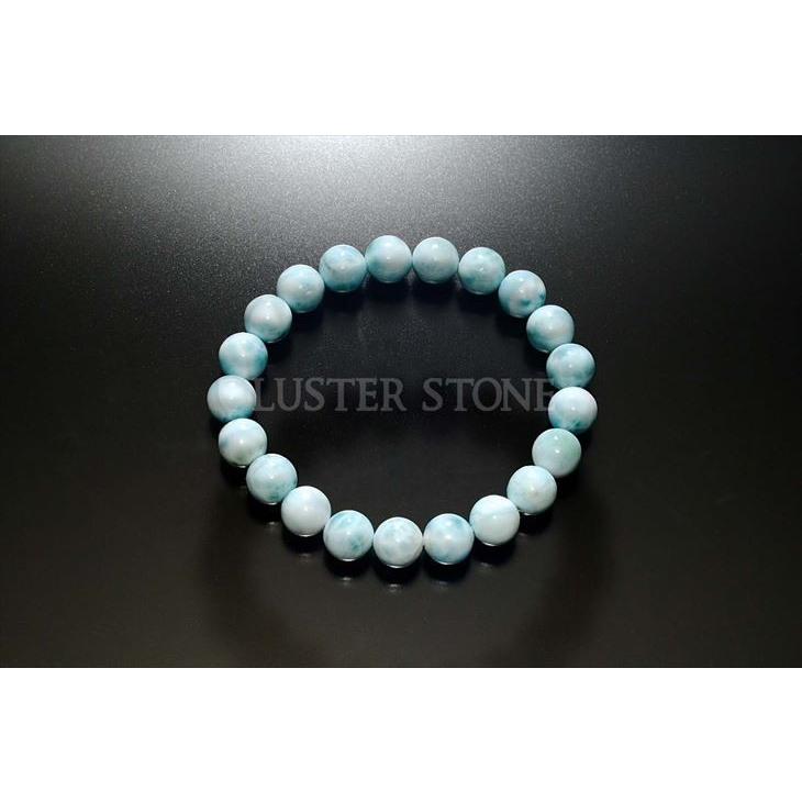 ラリマー 9mm ブレスレット パワーストーン 天然石 : LUSTER STONE