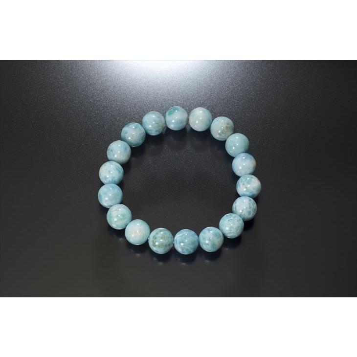 ラリマー 11mm ブレスレット パワーストーン 天然石 : LUSTER STONE