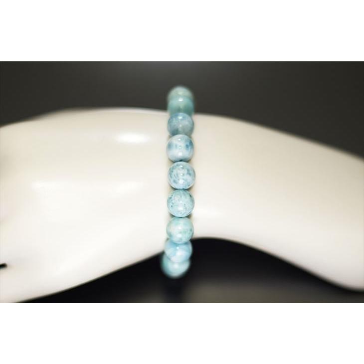 ラリマー 11mm ブレスレット パワーストーン 天然石 : LUSTER STONE