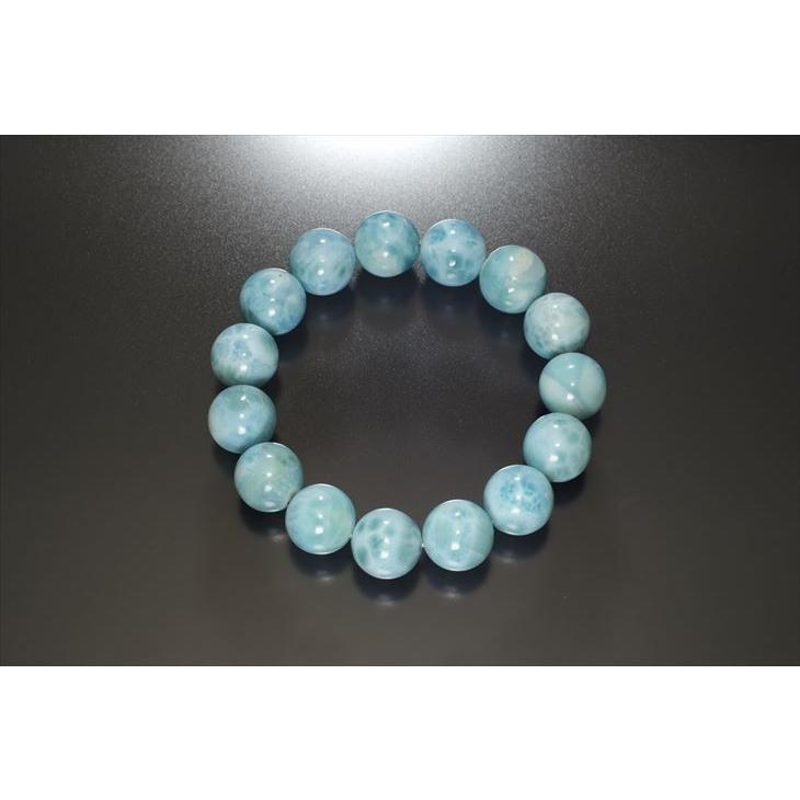 ラリマー15mm ラリマー 15mm ブレスレット パワーストーン 天然石 : LUSTER STONE