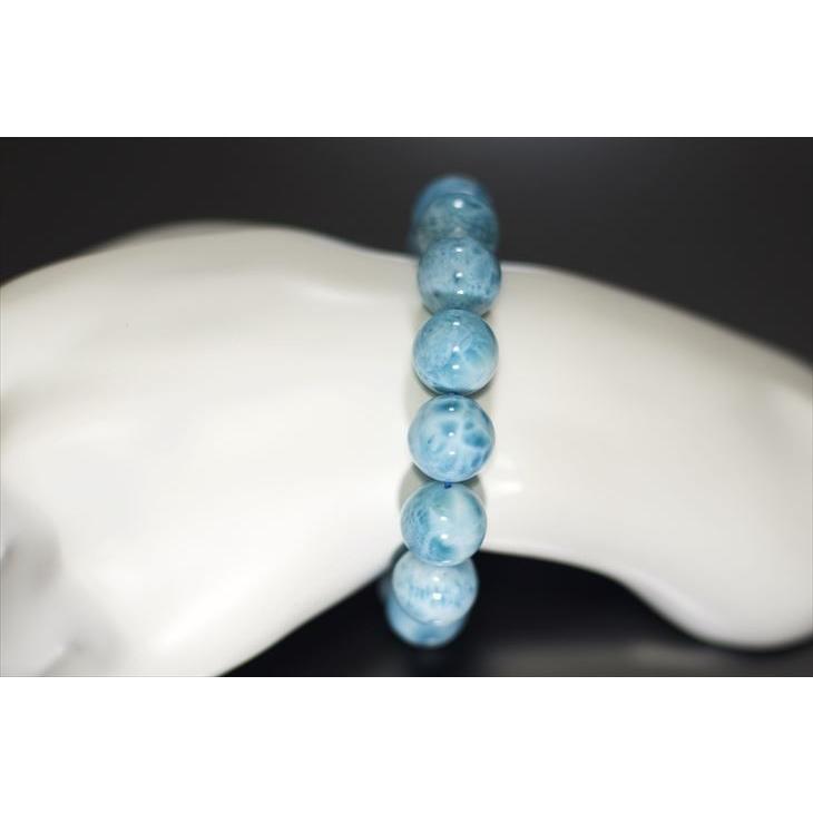 ラリマー 17mm ブレスレット パワーストーン 天然石 : LUSTER STONE