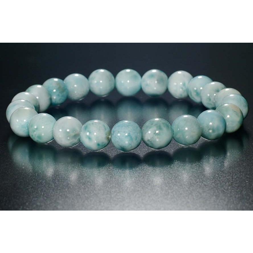 ラリマー 8.5mm ブレスレット パワーストーン 天然石 : LUSTER STONE
