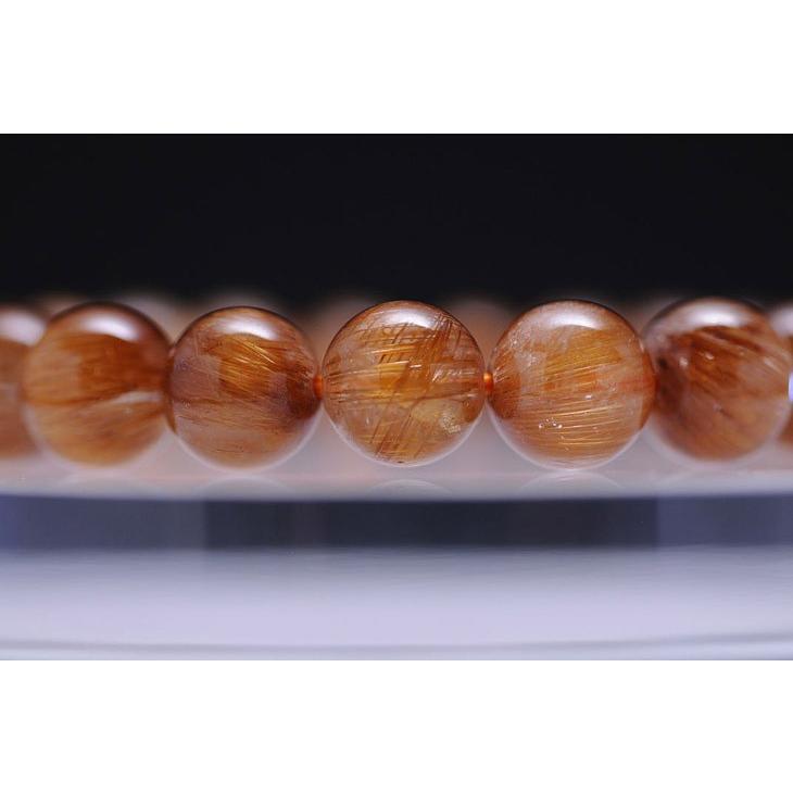 ブラウンルチルクォーツ 10mm ブレスレット パワーストーン 天然石 