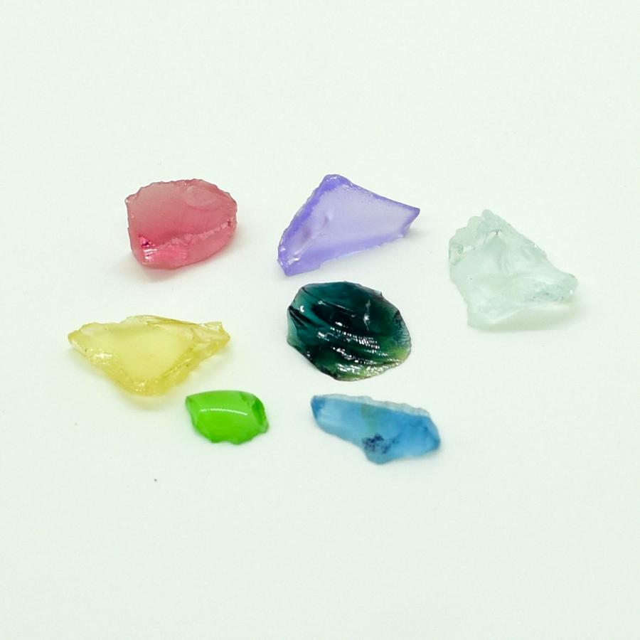 ミックスカラー アンダラクリスタル 7色セット 希少 レア 置物 天然石
