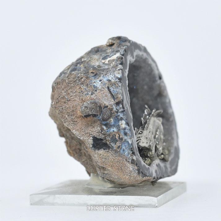 ジオード 水晶 クォーツ アーチドーム 恐竜 癒しの空間 プレゼント 