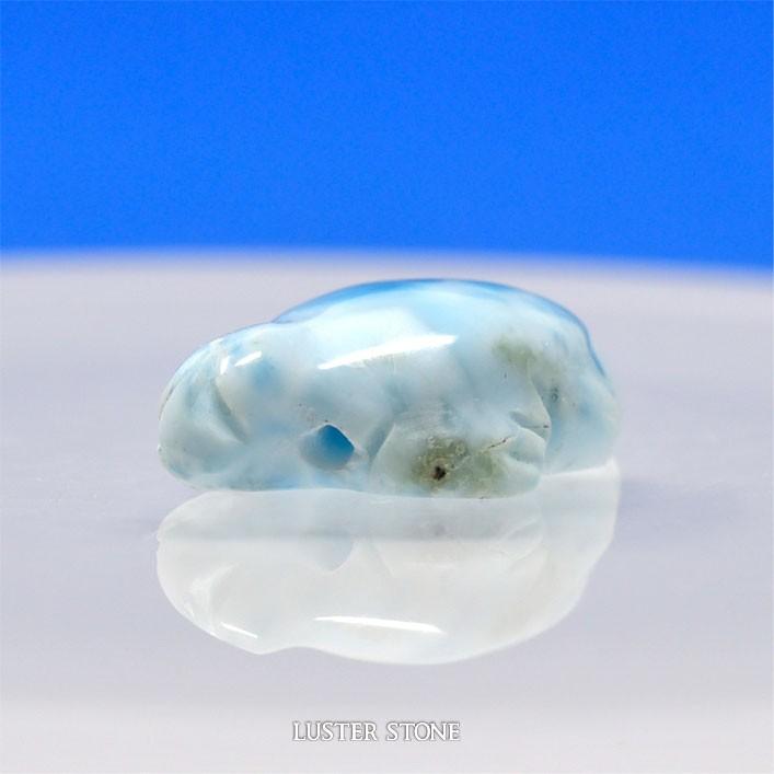 ラリマー　亀　置物 メール便可 ラリマー 亀 置物 天然石 パワーストーン : LUSTER STONE