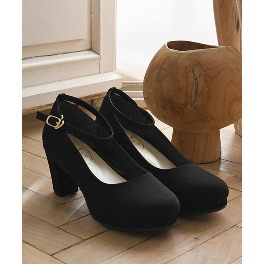 lus. lus.2316 アンクルストラップ付パンプス 厚底 ヒール7cm lus. lus.2316 アンクルストラップ付パンプス 厚底 ヒール7cm