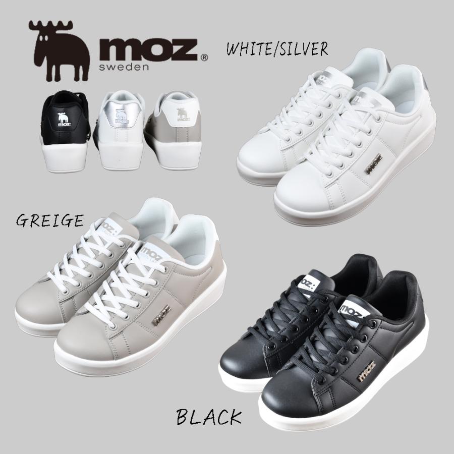 moz（モズ） moz 2961 快適軽量コートスニーカー レディース シンプル
