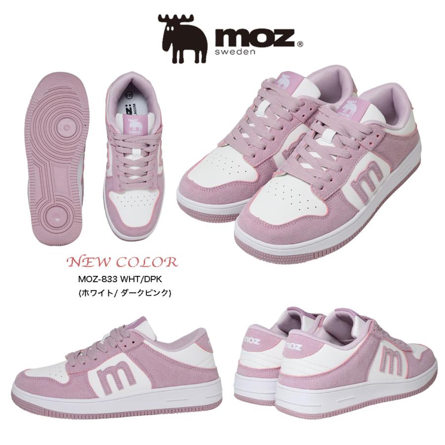 moz（モズ） moz 833 【26秋冬新色登場！】配色コートスニーカー