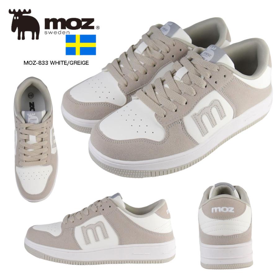 moz（モズ） moz 833 【26秋冬新色登場！】配色コートスニーカー