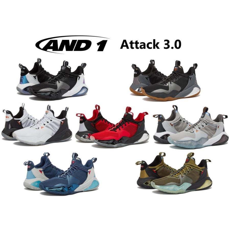 AND1 アンドワン メンズ シューズ バッシュ ランニング Attack
