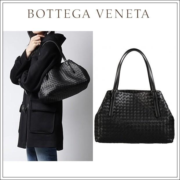 bottega veneta　ボッテガヴェネタ　レザー　トートバッグ　黒 | BOTTEGA VENETA