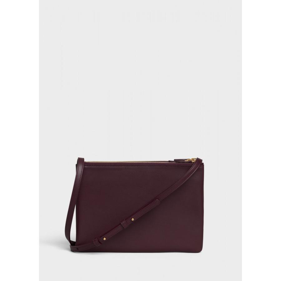 CELINE celine TRIO bag ラージ ブラック ボルドー : LUSTYLE