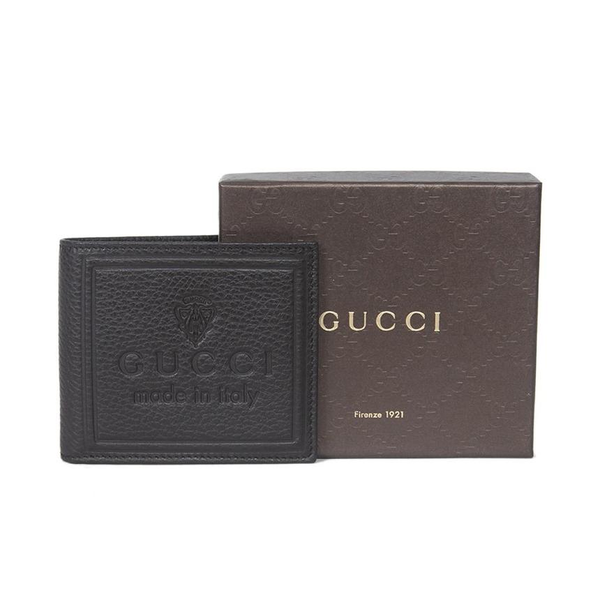 GUCCI　グッチ　型押しロゴ メンズ二つ折り財布　在庫有り | GUCCI | 03