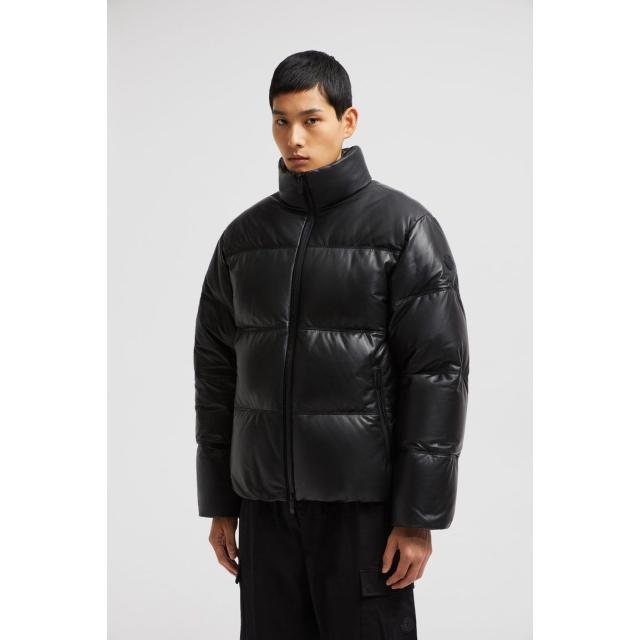 MONCLER メンズ ダウンジャケット モンクレール Ligont Leather MONCLER メンズ ダウンジャケット モンクレール Ligont Leather