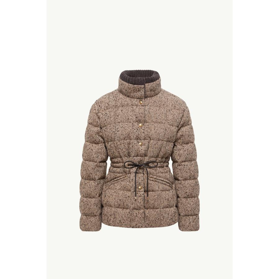 レディース ダウンジャケット MONCLER モンクレール  Antigony Wool Blend Short Down Jacketの画像