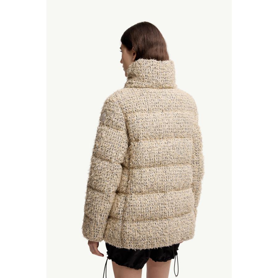 レディース ダウンジャケット MONCLER モンクレール Cochelle Tweed Short Down Jacketの画像