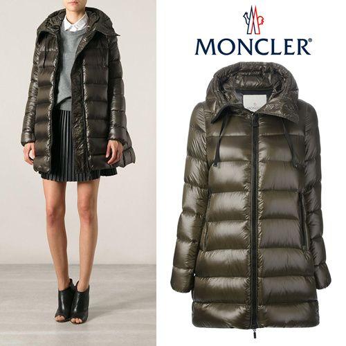 MONCLER モンクレール SUYEN スイエン ダウンコート レディース カーキ