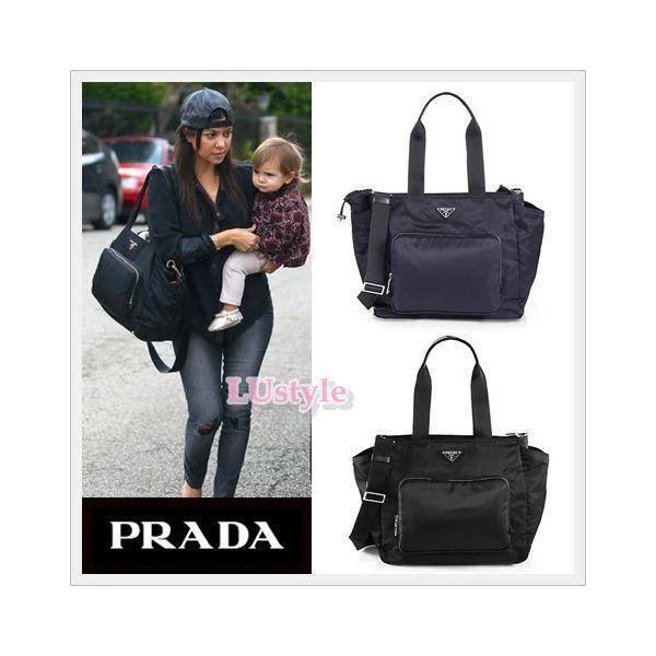 PRADA　マザーズバック 　NAVY　BLACK　在庫あり | PRADA