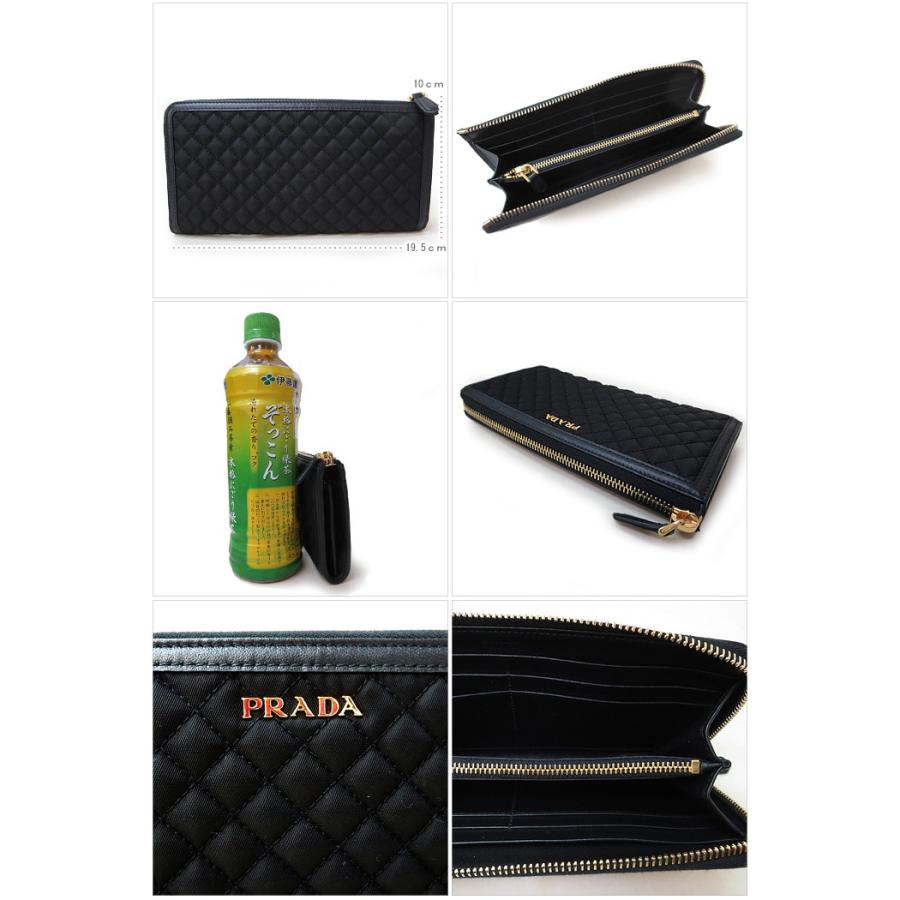 prada　L字ラウンドファスナー キルティング 長財布　在庫あり | PRADA | 01
