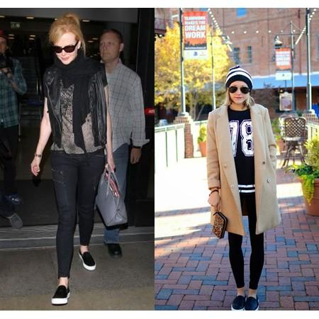 Vince スリッポン デッキシューズ　ホワイト　ブラック　スモーク | VINCE | 01