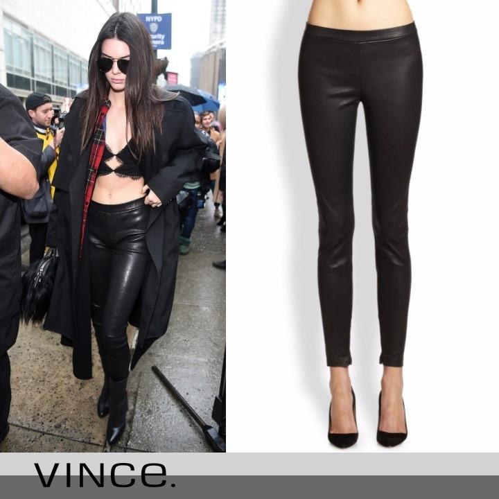 Vince ヴィンス　アンクルジップレザーレギンス | VINCE