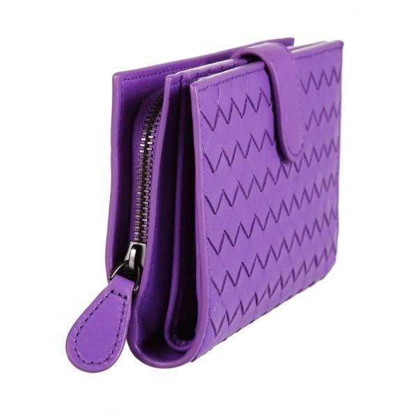 bottega veneta　ボッテガヴェネタ　折りたたみ 長財布　パープル | BOTTEGA VENETA | 01