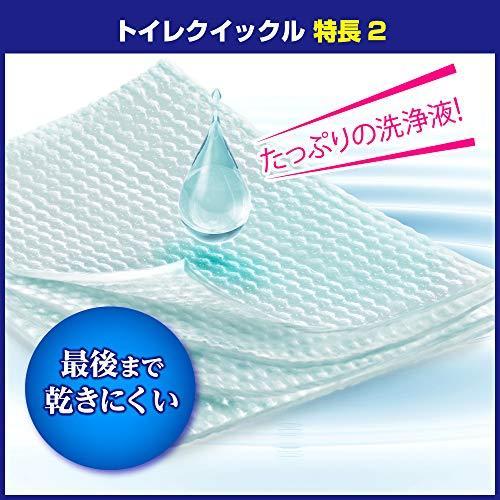 【ケース販売】トイレクイックル トイレ用洗剤 詰替用 20枚×12個｜lutty-store｜04